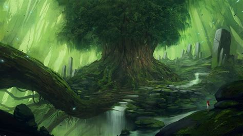Fantasy Forest Wallpaper Images Tdh4b ~ Wallove Fantasy Landscape