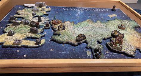 Game Of Thrones 4d Puzzle Of Westeros And Essos 891 Pieces Really
