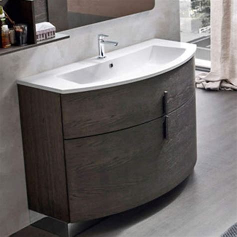 Mobile Lavabo Sospeso STAR ROUND ARDECO Da Appoggio In Legno