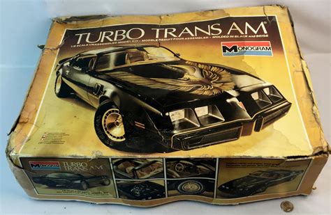 Lot Vintage 1980 Turbo Trans Am 18 Scale Monogram Model Kit Unbuilt