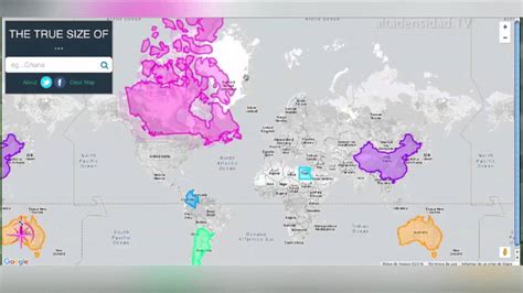 Descubre El Tamano Real De Tu Pais Con Este Asombroso Mapa Interactivo