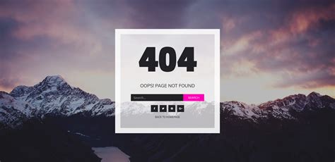 Best Easy To Use Free Error Page Templates Avasta