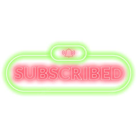 Red Subscribe Button White Transparent Red And Green Subscribe Button Design Like Colorful