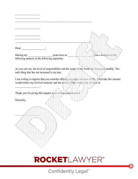 Salary Increase Request Letter Sample