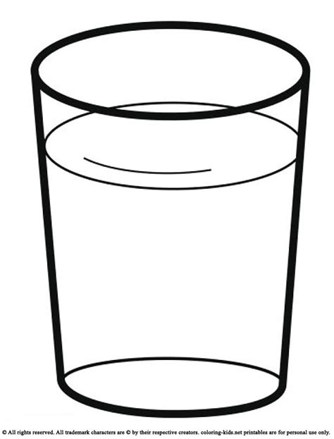 11 Water Clipart Black And White Preview Glass Of Water Cl