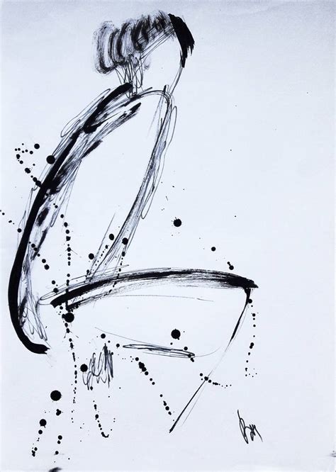 Nude Abstract1 Drawing By Viola Debel Saatchi Art