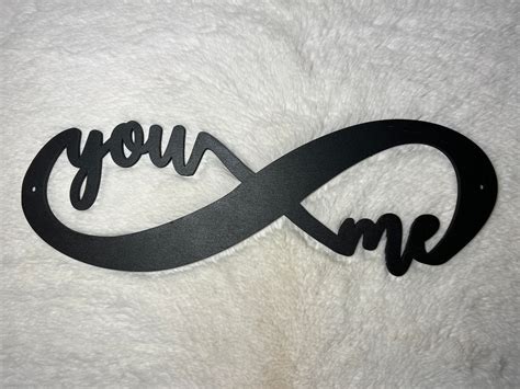 Svg Infinity Sign Decor Infinity You Me Sign Infinity Love Etsy