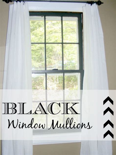 Black Window Mullions Window Mullions Black Windows