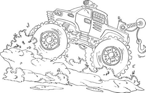 Monster truck coloring pages 2 | coloring pages to print. Drawing Monster Truck Coloring Pages with Kids