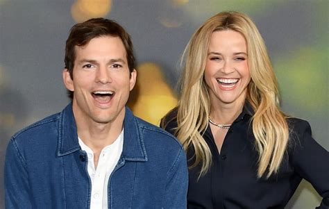 Ashton Kutcher And Reese Witherspoon Poke Fun At Height Difference