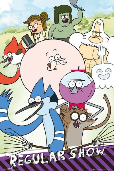 Poster Regular Show Cast Wall Art Ts And Merchandise Ukposters