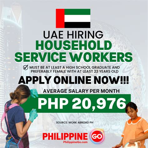 Hiring Household Service Workers In The United Arab Emirates Philippine Go