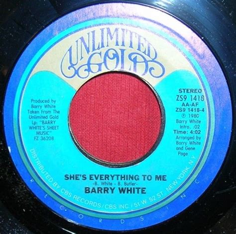 Love Makin Music Shes Everything To Me By Barry White Single