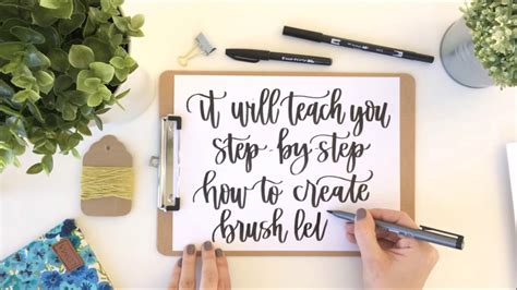 Final Guide To Mindful Lettering Trailer 2 Youtube