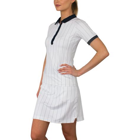 Cross Womens Pinstripe Golf Shirt White Just 8399 Save 2100