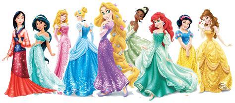 Cute cartoon princess beauty disney pink dress. Disney Princesses PNG Transparent Images | PNG All