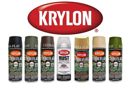 Krylon Camouflage Spray Paint Olive Drab Ultra Flat Poco Military
