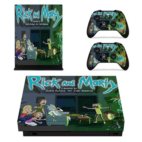 Controllers Skin Sticker Decal Rick And Morty For Xbox One X