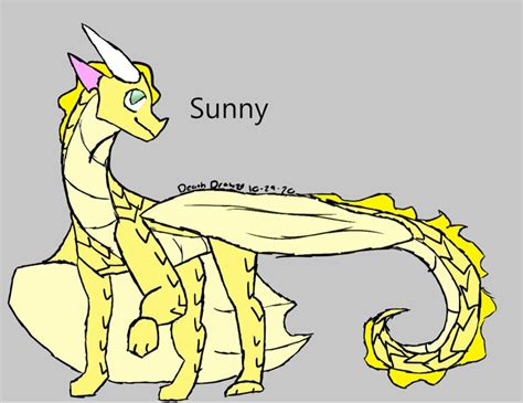 Sunny Sandwing Draw Fictional Characters Tsunami