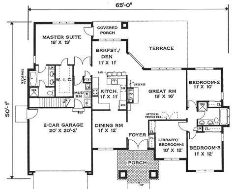 Elegant One Story Home 6994 4 Bedrooms And 25 Baths The House