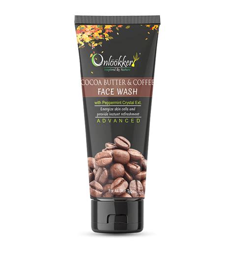 coffee and cocoa face wash on lookker