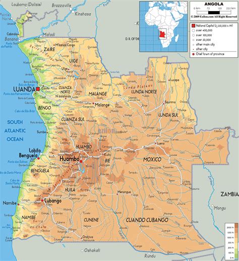 Maps Of Angola