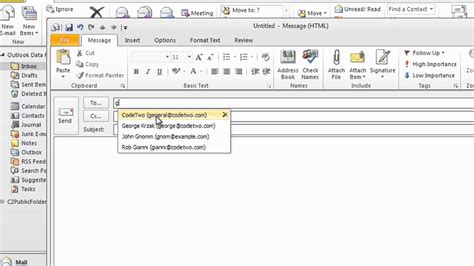 Steps For Transferring Your Saved Email Ids In Outlook From One System