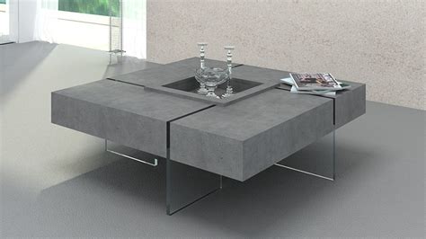 Argile, béton ciré, chaux, plâtre. table basse effet beton