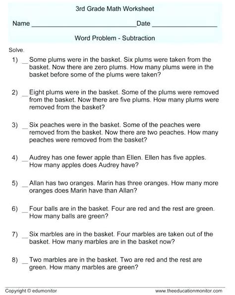 Equations in two variables 6th grade. Algebra Word Problems Worksheet Pdf Grade 7 - SHOTWERK