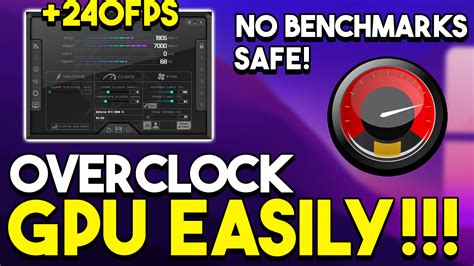 How To Use Msi Afterburner To Overclock Your Gpu 🔧 Safe Overclocking