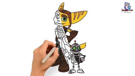 How To Draw Ratchet And Clank Step By Step