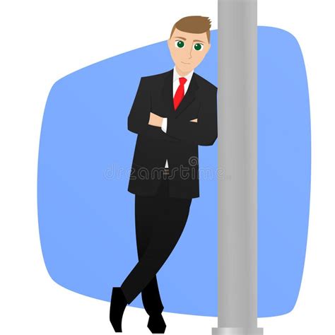 Businessman Character For Companys Stock Vector Illustration Of
