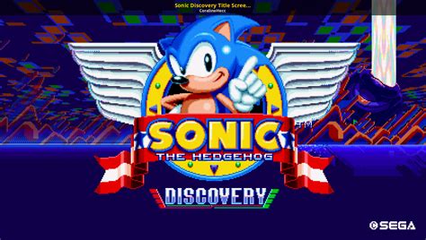Sonic Discovery Title Screen Remake Sonic Mania Mods
