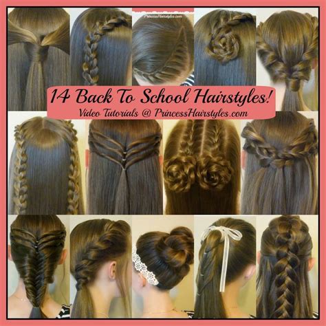 14 Easy Hairstyles For School Compilation 2 Weeks Of Heatless Hair