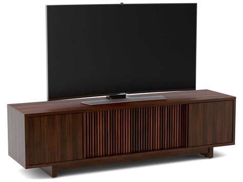 Bdi Vertica 79 X 20 Chocolate Stained Walnut Low Tv Console