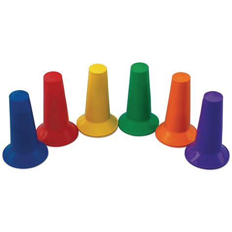 Ppep08653 Soft Plastic Cones Assorted 229mm Pack Of 48 Davies