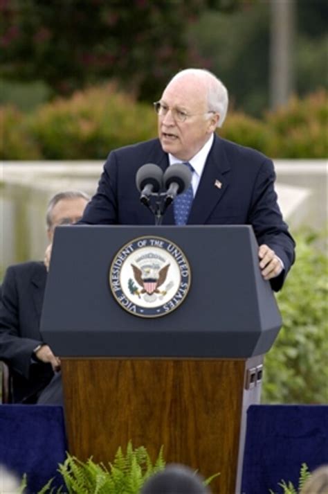 Vice President Dick Cheney Addresses The Audience Assembled At The