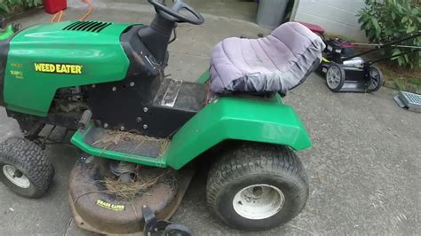 Weed Eater Ayp Riding Mower Will It Run Fixing Fuel Leak And Broken