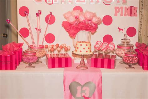 Victorias Secret Pink Birthday Party Ideas Photo 2 Of