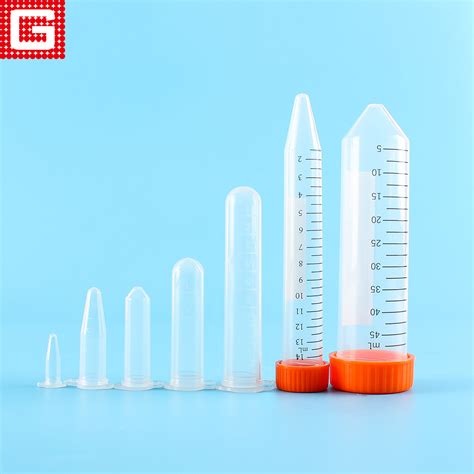 Lab Disposable Plastic Conical Bottom Test Tube Ml With Screw Cap