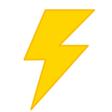 Yellow Lightning Bolt Clipart Png Transparent Background Free Download