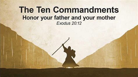 The 10 Commandments Honor Your Father And Your One News Page Video