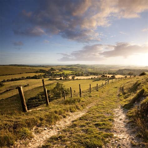 Dorset Landscape Stock Photo Image Of Landmark Field 40840030