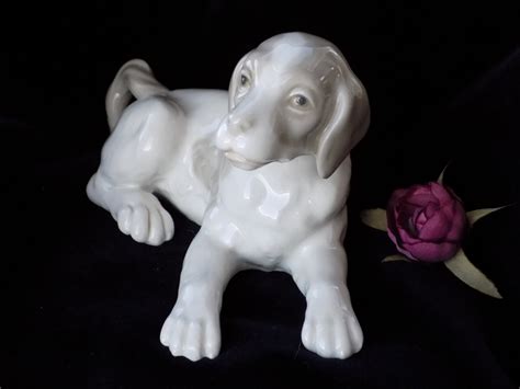 Nao By LladrÓ Porcelain Dog Figurineretired Nao By Lladró Etsy