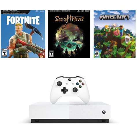 Microsoft Xbox One S All Digital 1tb Console Minecraft Sea Of Thieves