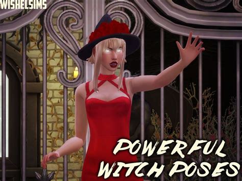 Powerful Witch Poses Untamed Power Poses Sims 4 Sims 4 Characters