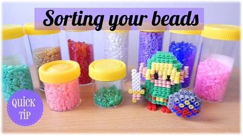 Perler Beads Quick Tip Sorting And Organizing Your Beads Youtube