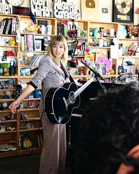 Taylor Filming Her Tiny Desk Concert Taylor Swift Pictures Swift Taylor Swift