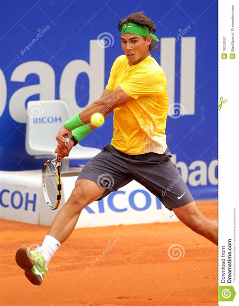 Spanish Tennis Player Rafa Nadal Editorial Image Image Of Number