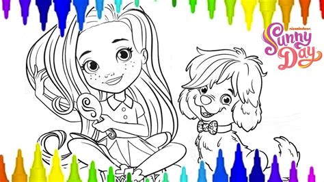 Sunny Day Coloring Page Doodle And Sunny Day Nick Jr Coloring Page Sunny Day Coloring Book